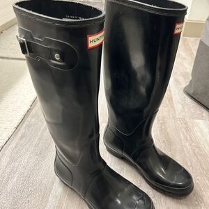 Hunter Classic Black Tall Boots